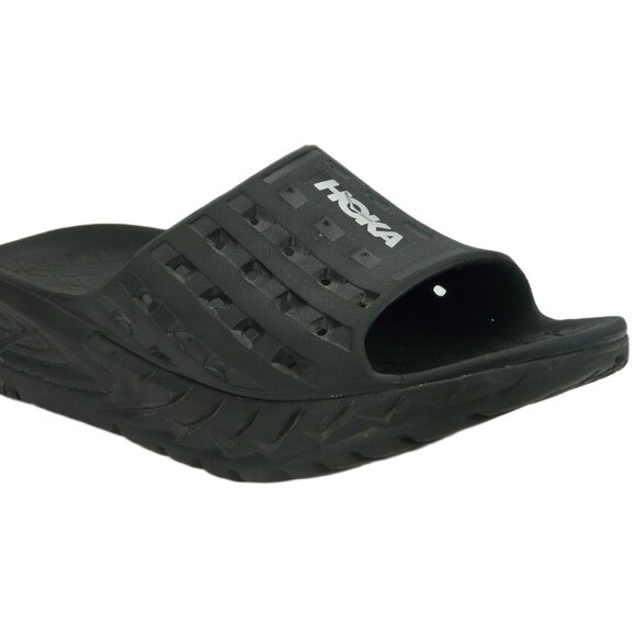 HOKA ORA RECOVERY BLACK SLIDES MENS US 9 main image 5